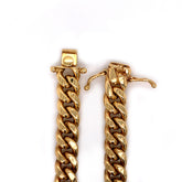 6.5mm Gold Miami Cuban Name Plate Bracelet Solid 10K - White Carat - USA & Canada